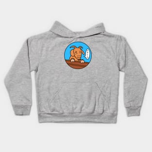 Cute cartoon goat Kids Hoodie